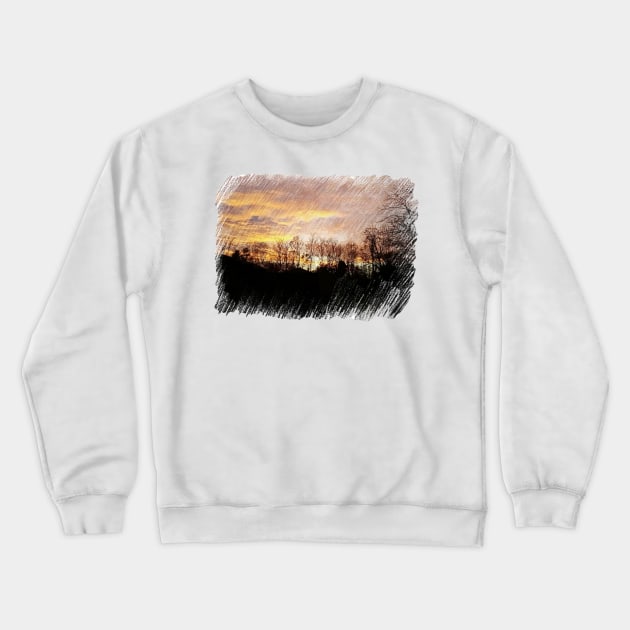 Sunset Crewneck Sweatshirt by unclejohn